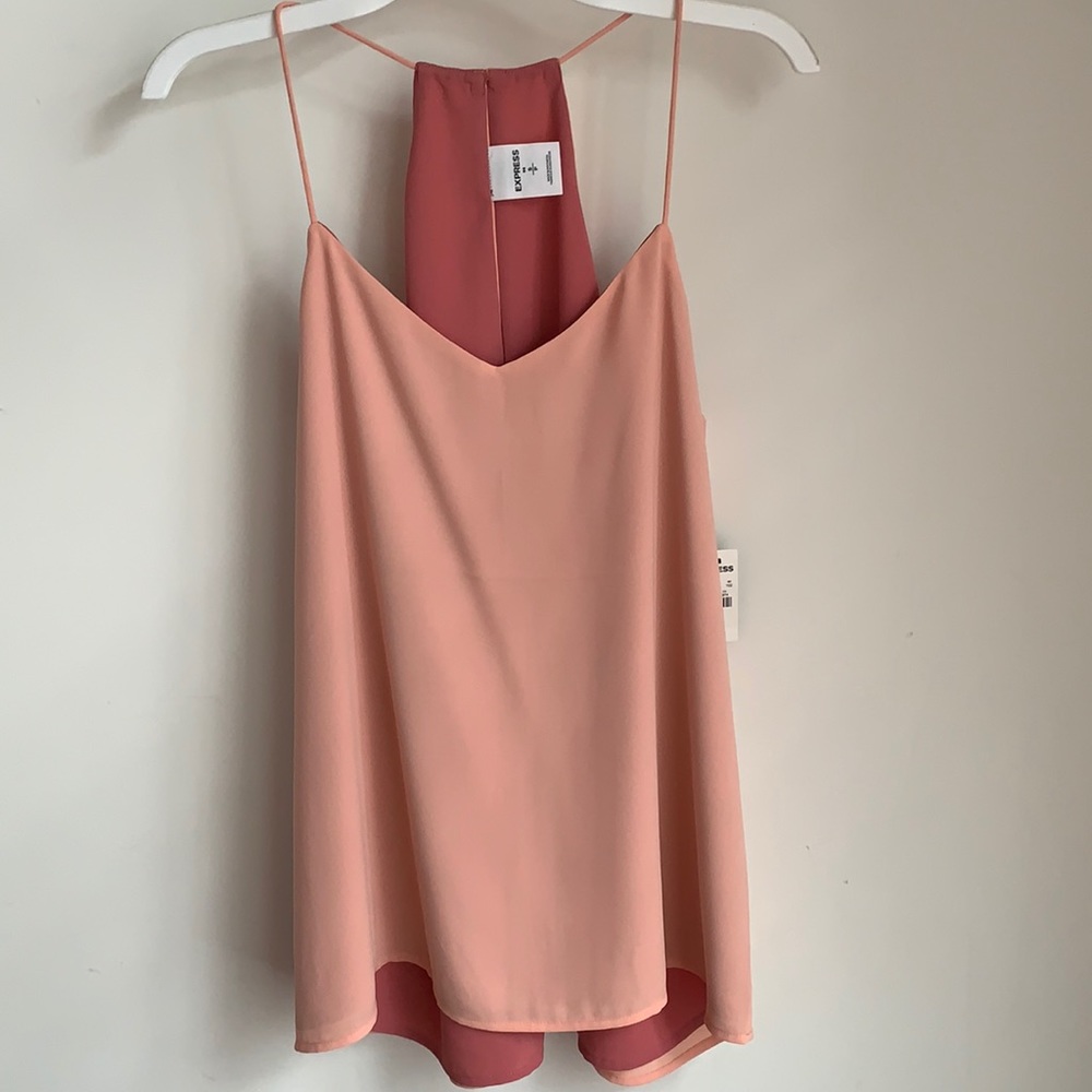 Pink express tank top